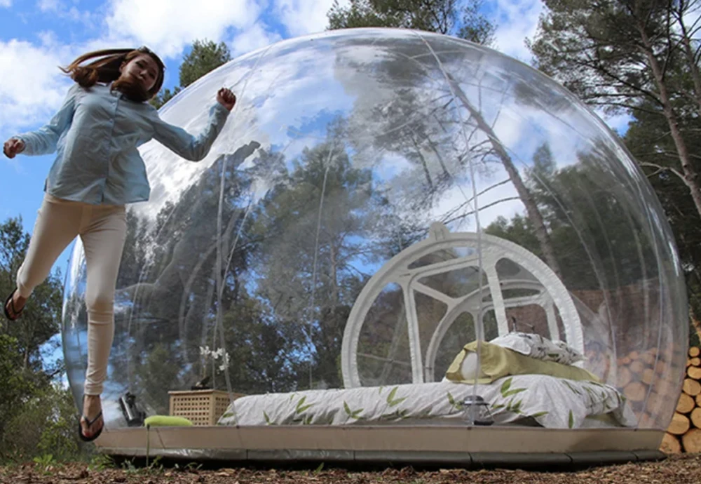 how do bubble tents work